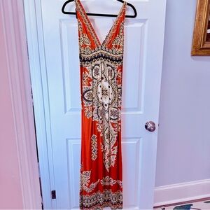 EUC Angie Multicolor Paisley Dress